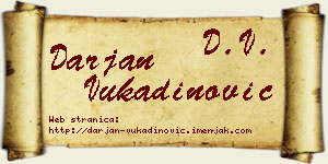 Darjan Vukadinović vizit kartica